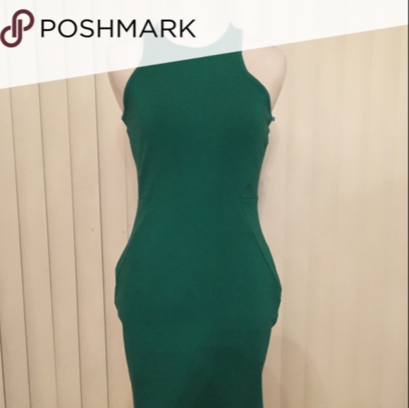 Hm green bodycon dress Clearance